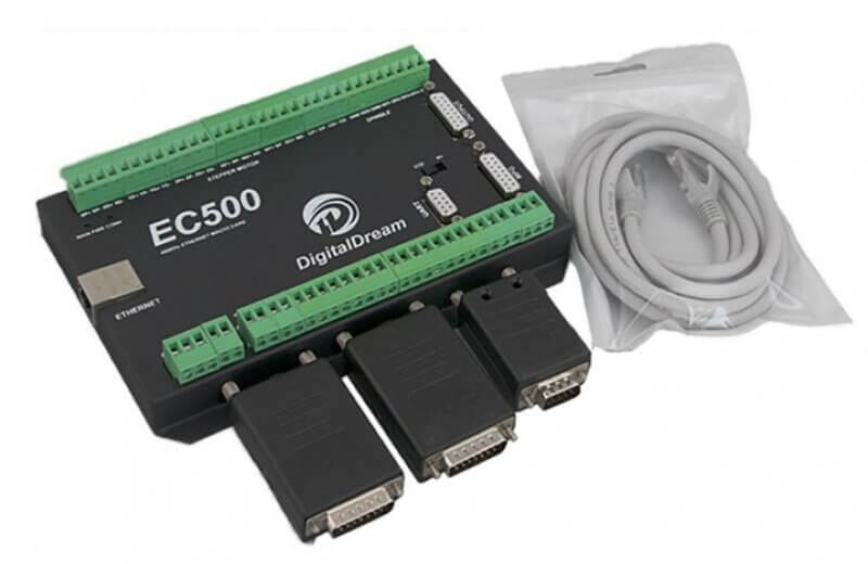 PLACA CONTROLADORA CNC; EC500 PARA 6 EIXOS C/ PORTA ETHERNET